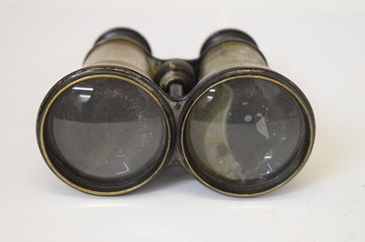 Lot 304 - Pair of Dixey & Son tortoiseshell opera glasses