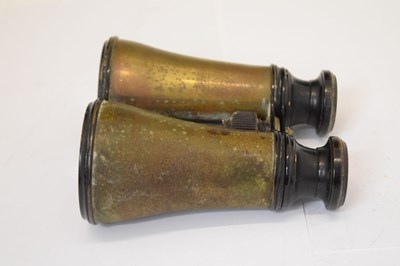Lot 304 - Pair of Dixey & Son tortoiseshell opera glasses