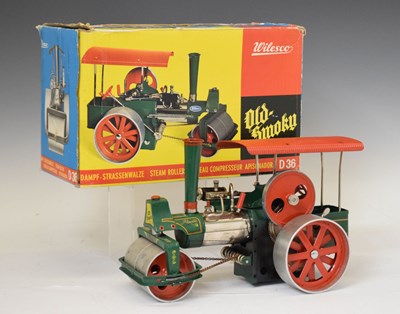 Lot 387 - Wilesco - Live steam 'Old Smoky' steam roller, D36