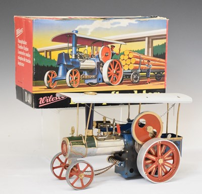 Lot 388 - Live steam tractor, marriage between Wilesco Dampftraktor and Mamod TE1A