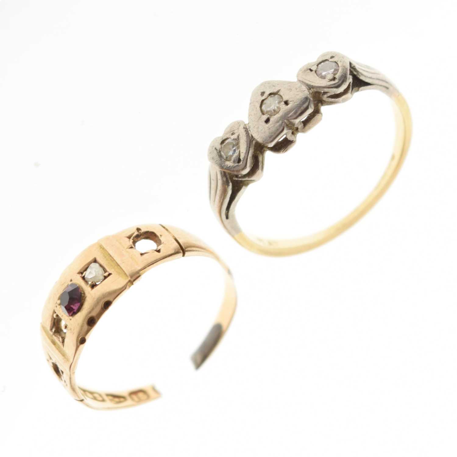 Lot 66 - 15ct gold ring mount