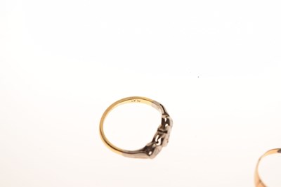 Lot 66 - 15ct gold ring mount