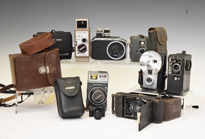 Lot 342 - Yashica Rapide camera, together with a quantity of cameras