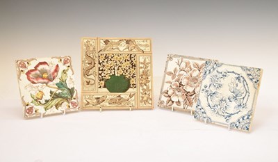 Lot 434 - Four various tiles