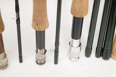 Lot 381 - Eight modern fishing rods