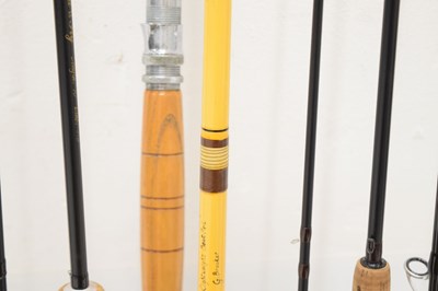 Lot 382 - Seven modern fishing rods