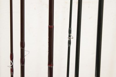 Lot 382 - Seven modern fishing rods