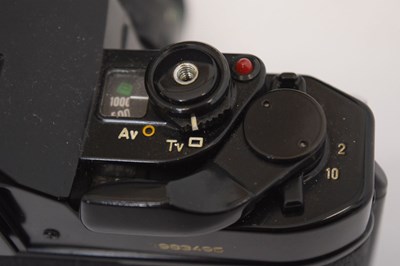 Lot 338 - Canon A-1 camera and Canon Model 7 camera