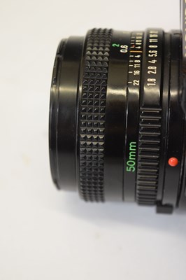 Lot 338 - Canon A-1 camera and Canon Model 7 camera