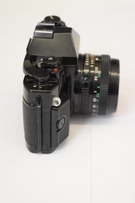 Lot 338 - Canon A-1 camera and Canon Model 7 camera