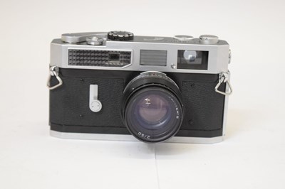 Lot 339 - Canon Model 7 camera with Jupiter-8 Hoya 40.5mm lens