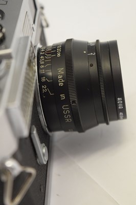 Lot 339 - Canon Model 7 camera with Jupiter-8 Hoya 40.5mm lens