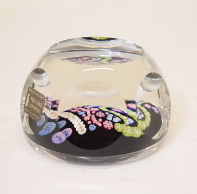 Lot 470 - Whitefriars Limited Edition Millefiore glass paperweight