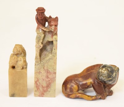 Lot 511 - Two soapstone seals