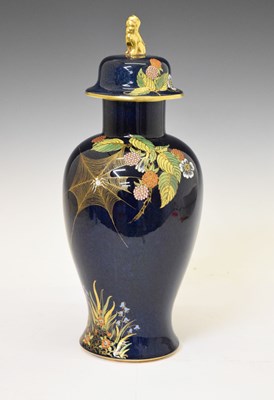 Lot 476 - Carlton ware 'spider web' vase