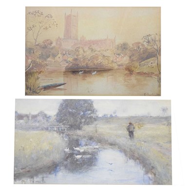 Lot 704 - R. Hill and F.Schafer - Watercolour studies