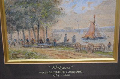 Lot 553 - William Turner of Oxford (1789-1862) - Watercolour - 'Cologne'