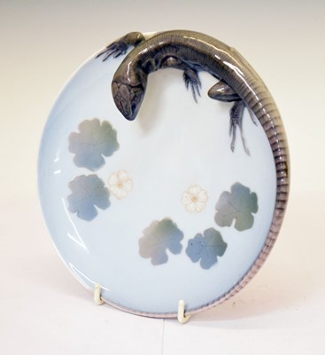 Lot 633 - Royal Copenhagen lizard dish