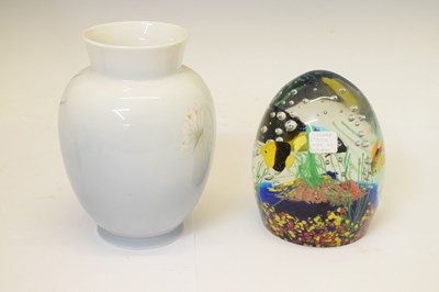 Lot 634 - Royal Copenhagen vase, etc.