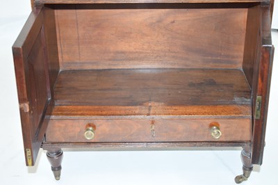 Lot 640 - 19th century mahogany 'waterfall' bookcase