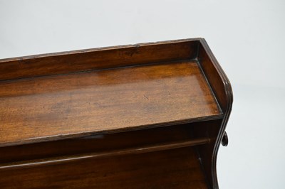 Lot 640 - 19th century mahogany 'waterfall' bookcase