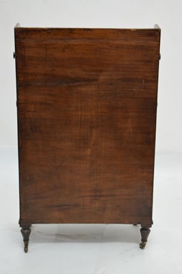 Lot 640 - 19th century mahogany 'waterfall' bookcase