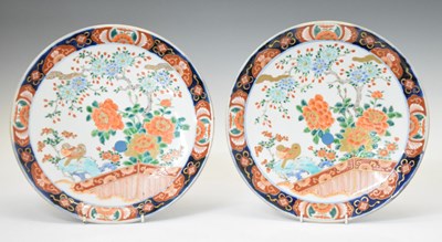 Lot 660 - Pair of Japanese Imari dishes