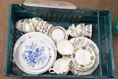 Lot 645 - Wedgwood Florentine part tea set and other part tea sets, etc.