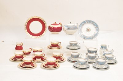 Lot 645 - Wedgwood Florentine part tea set and other part tea sets, etc.
