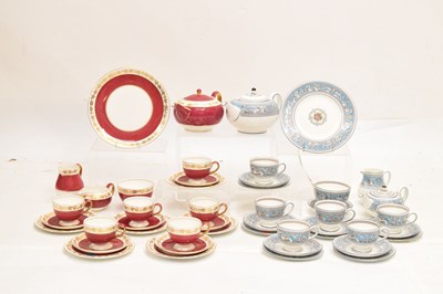 Lot 645 - Wedgwood Florentine part tea set and other part tea sets, etc.