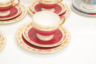 Lot 645 - Wedgwood Florentine part tea set and other part tea sets, etc.