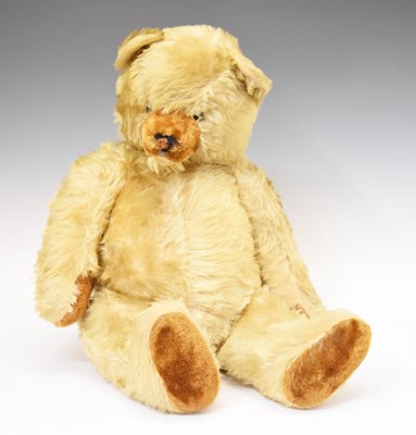 Lot 401 - Mid 20th Century golden mohair  teddy bear