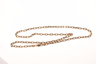 Lot 121 - Three various 9ct gold chains