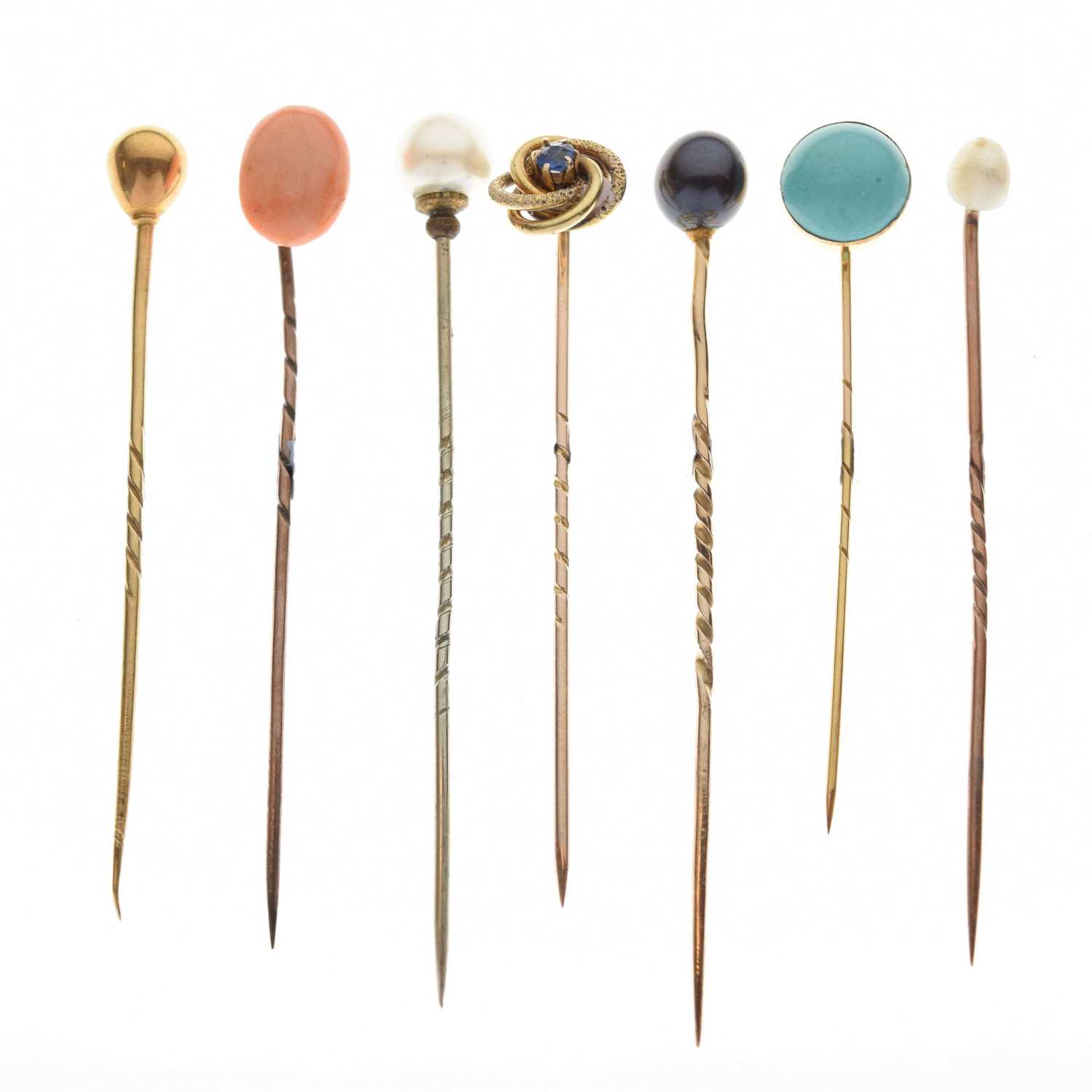 Lot 93 - Seven various stick pins