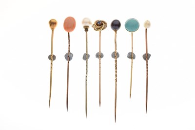 Lot 93 - Seven various stick pins