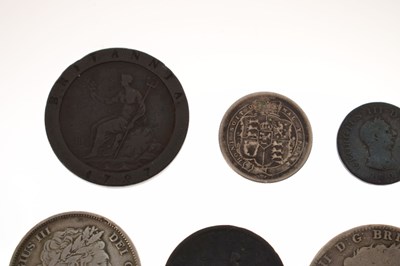 Lot 179 - Collection of George III silver and other coinage