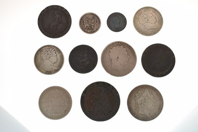 Lot 179 - Collection of George III silver and other coinage