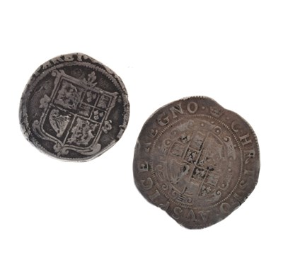 Lot 166 - James I and a Charles I silver half-crown