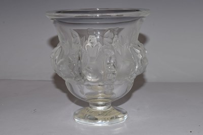 Lot 409 - Lalique Cristal pedestal vase