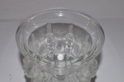 Lot 409 - Lalique Cristal pedestal vase