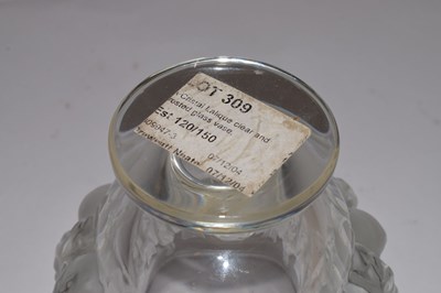Lot 409 - Lalique Cristal pedestal vase