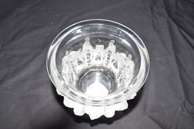 Lot 409 - Lalique Cristal pedestal vase