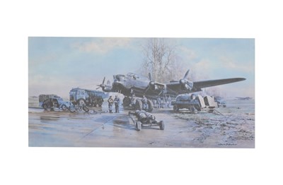 Lot 526 - David Shepherd (1931-2017) -  Signed limited edition print - 'Winter of '43 Somewhere in England'