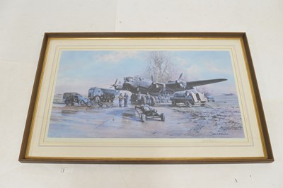 Lot 526 - David Shepherd (1931-2017) -  Signed limited edition print - 'Winter of '43 Somewhere in England'