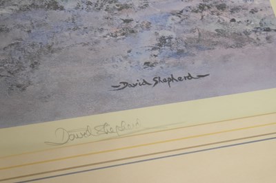 Lot 526 - David Shepherd (1931-2017) -  Signed limited edition print - 'Winter of '43 Somewhere in England'