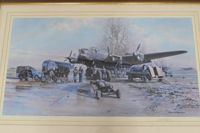 Lot 526 - David Shepherd (1931-2017) -  Signed limited edition print - 'Winter of '43 Somewhere in England'