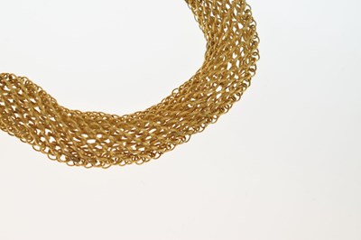 Lot 39 - Early Victorian mesh necklace