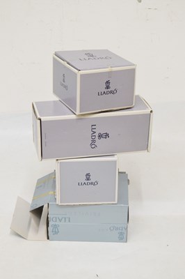 Lot 491 - Lladro - Four porcelain figures