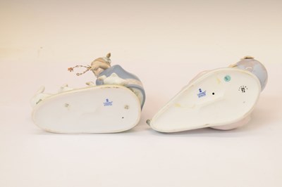 Lot 491 - Lladro - Four porcelain figures