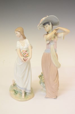 Lot 491 - Lladro - Four porcelain figures